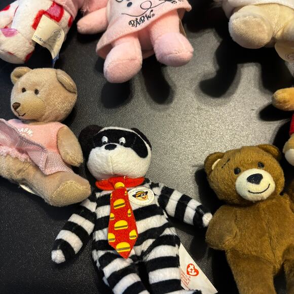 Lot of 9 Mini Plush Toys Build-A-Bear BABW, McDonald’s Hamburglar, GUND & More - Picture 2 of 9